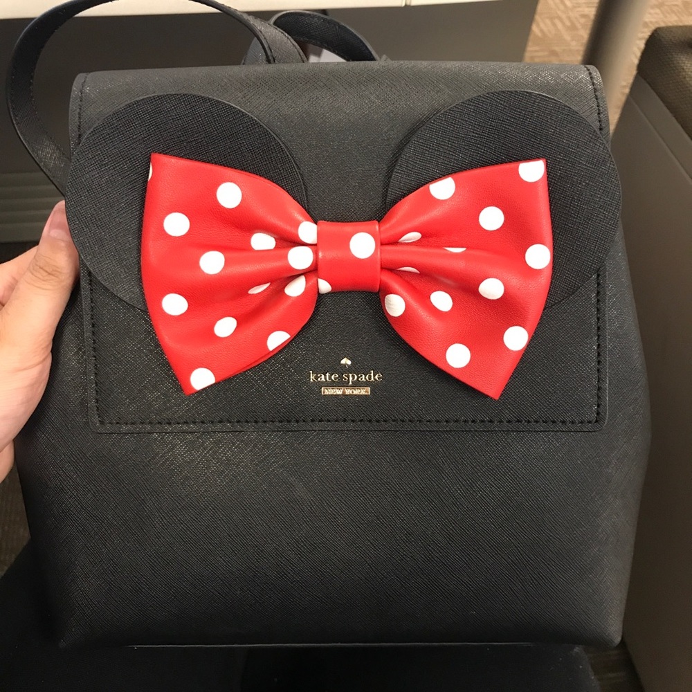 Kate Spade Disney Minnie Mouse neema Backpack NWT - Picture 1 of 3